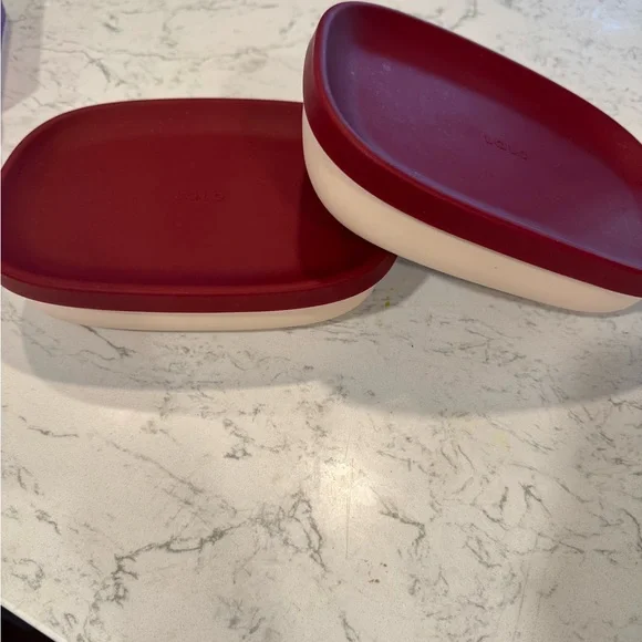 Lalo Bento Box - Berry & Cream - Set of TWO - Picture 4 of 5